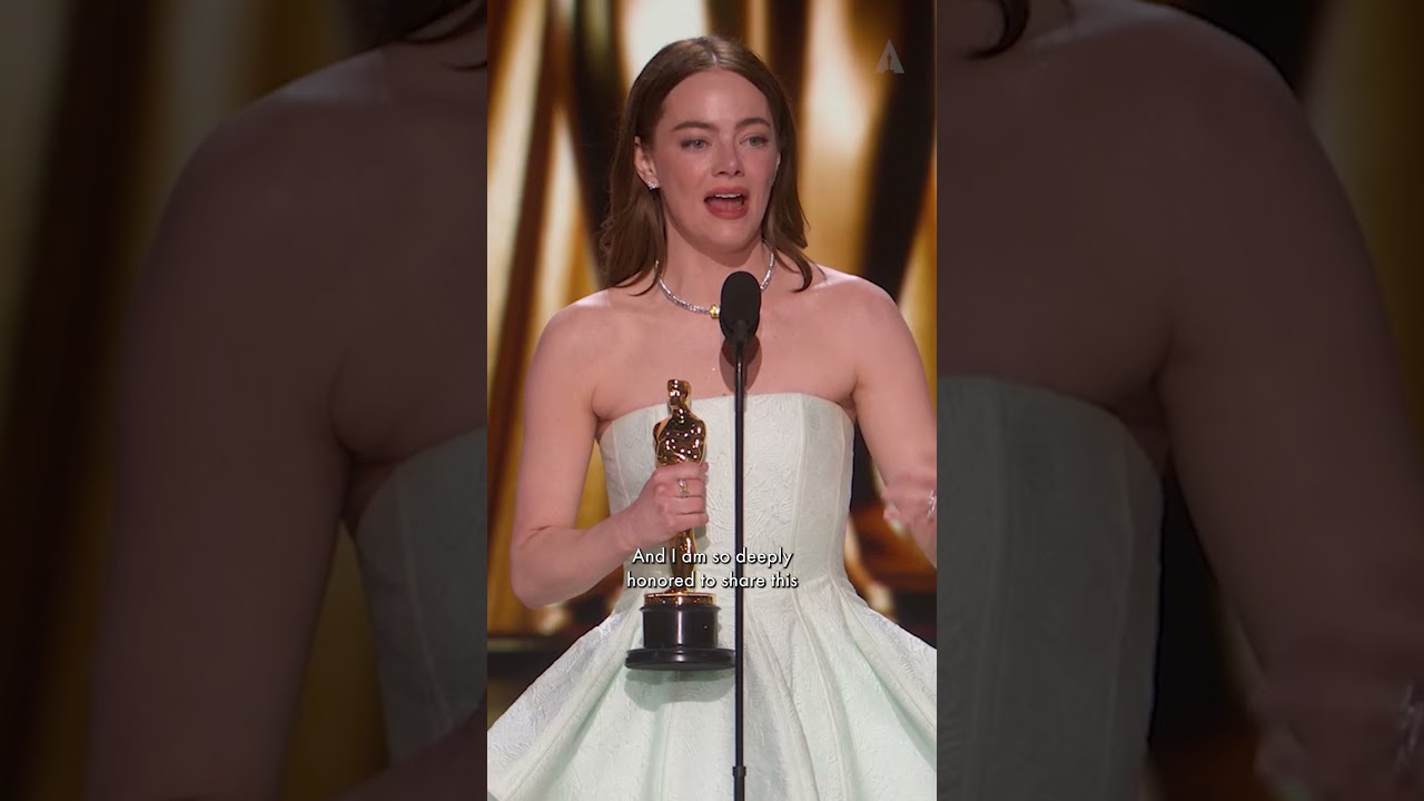 Emma Stone Wins Best Actress for ‘Poor Things’ | 96th Oscars (2024)