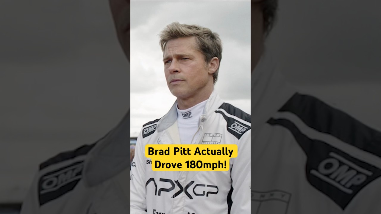 Brad Pitt Actually Drove 180mph in ‘F1: The Movie’ #shorts